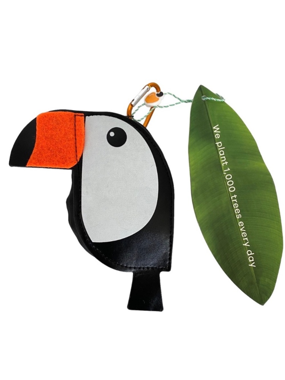 NEW FARM Rio Toucan Fruit Bag Foldable Tote w/ Detachable Carrying Case Pouch - Picture 5 of 6